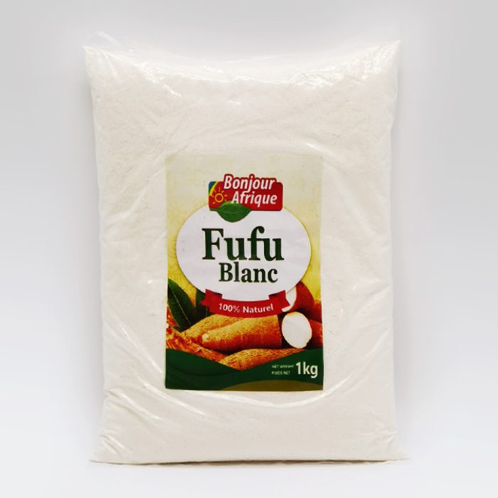 Fufu blanc -(Manioc) 1Kg — grossiste produits africains AFD44